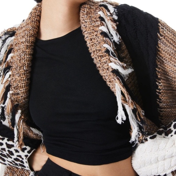 alice + olivia Griselda Patchwork Sweater - Picture 3 of 13